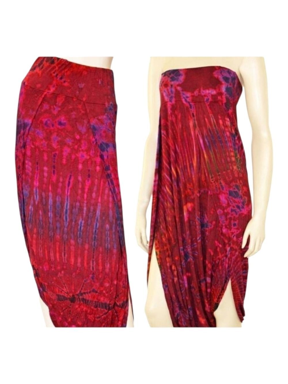 Trïbe Tye Dye Summer Festival Harem Boho Skirt One Size NWT